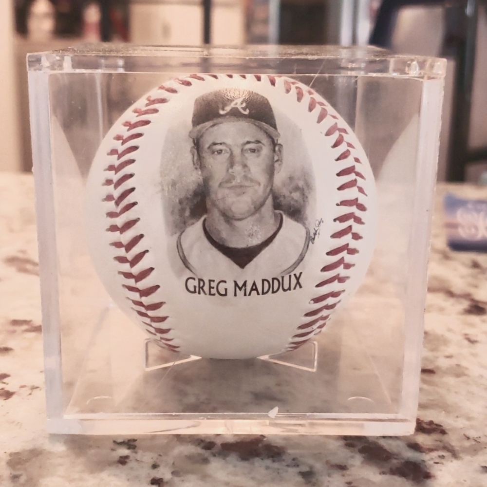 Atlanta Braves Greg Maddux Fotoball Baseball